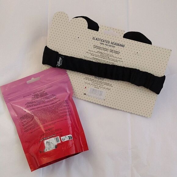 Disney Minnie Mouse Bath Salts And Minnie Headband Spa Bundle NWT - Picture 11 of 14